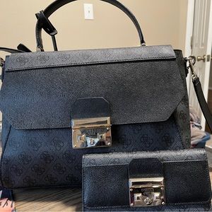 Guess handbag and wallet